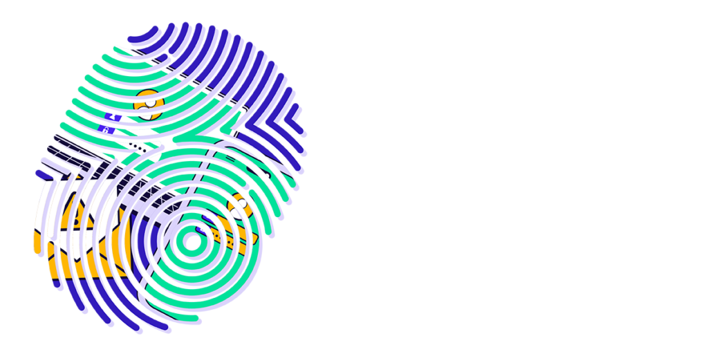 Footprint that displays digital logins and email